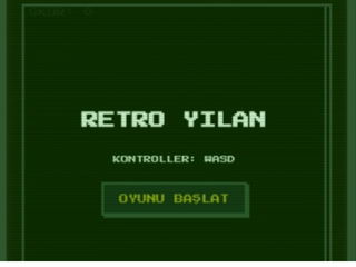 Retro Yılan Oyunu